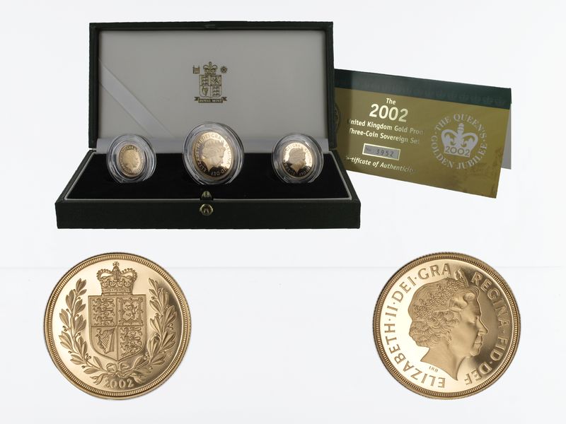 GB Thronbesteigung 2002 Jahressatz 3 Werte, PP (B+C)