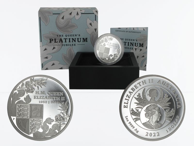 Australien 1 $ The Queens Platinum Jubilee 2022 (B+C) PP