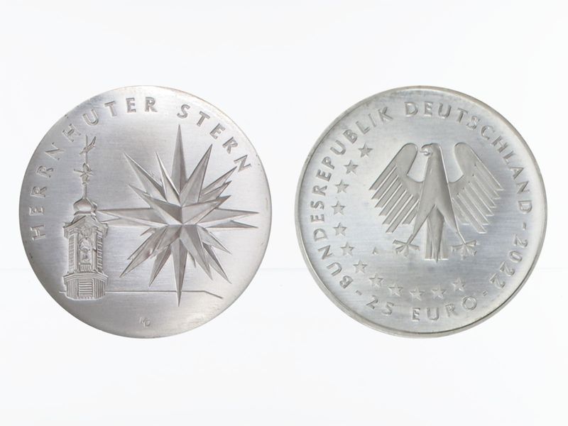 25 Euro Herrnhuter Stern Silber 2022
