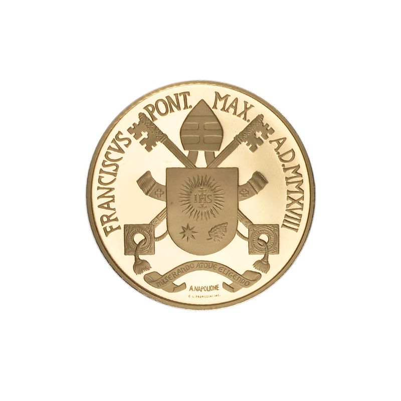 Vatikan 200 € Gold, 2018 Die Kardinaltugenden, Die Mäßigung