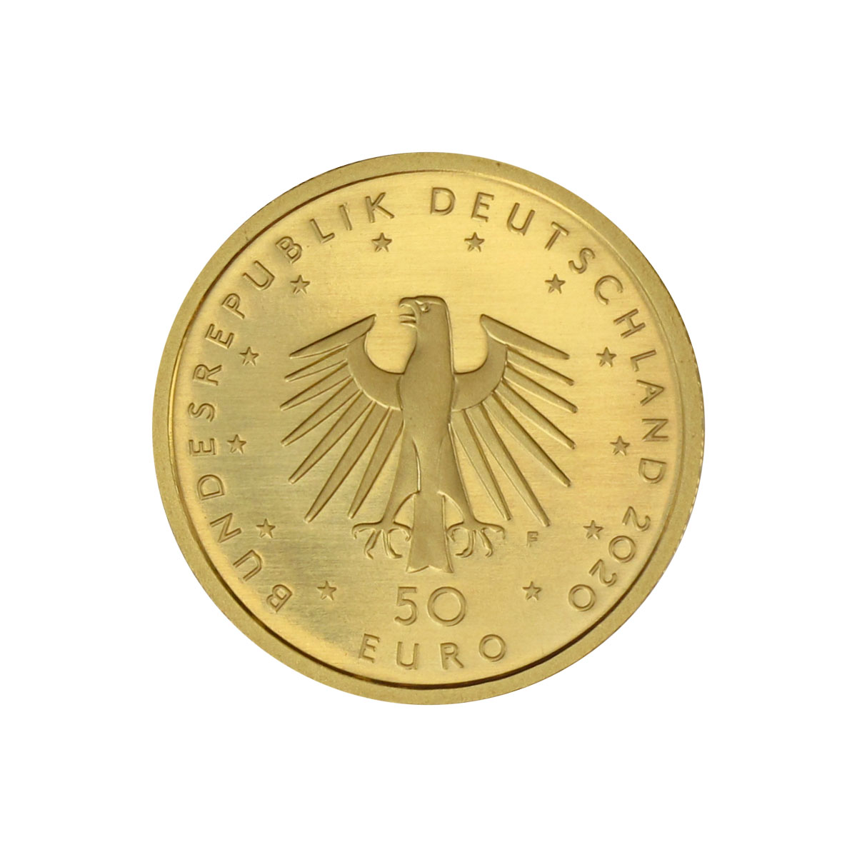 BRD 50 Euro Gold, 2020 D, Orchesterhorn (B+C)