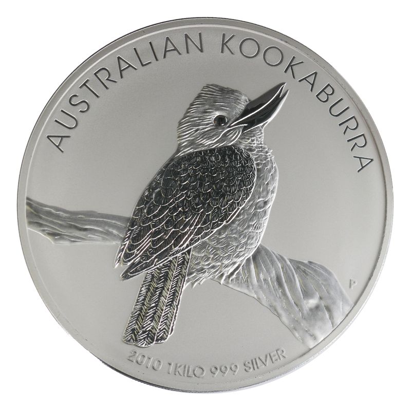 Australien 30$ Kookaburra 2010, 1 Kilo Kg  Silber, Neu