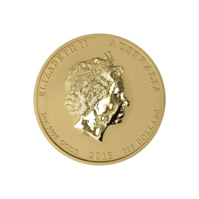 Australien 100 $ Lunar II  Hund, 1 Unze  2018