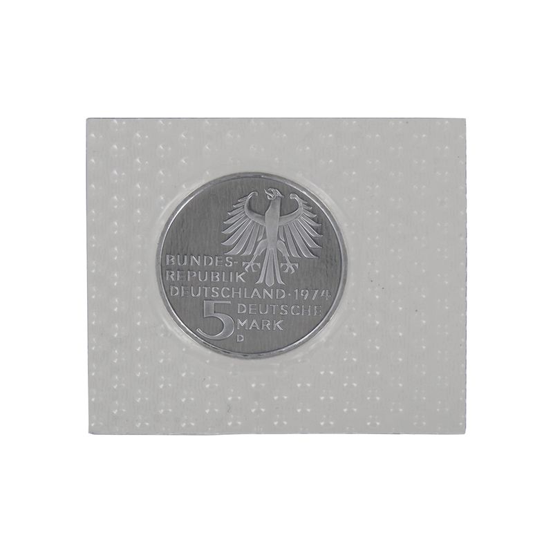 Immanuel Kant 1974, 5 DM Silber, PP