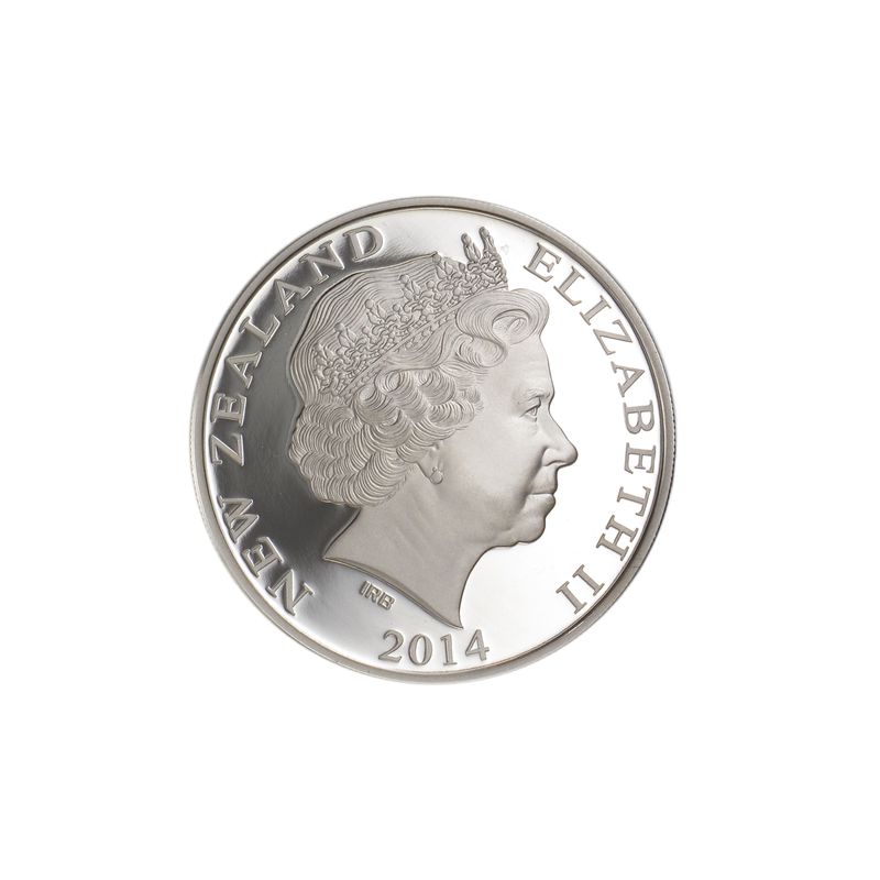 Neuseeland 1$ Kiwi 2014, 1 oz  Silber proof 