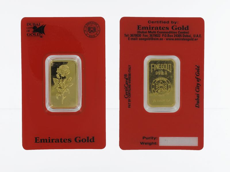 1/2 Unze Goldbarren 999,9 Feingold, Zertifikat