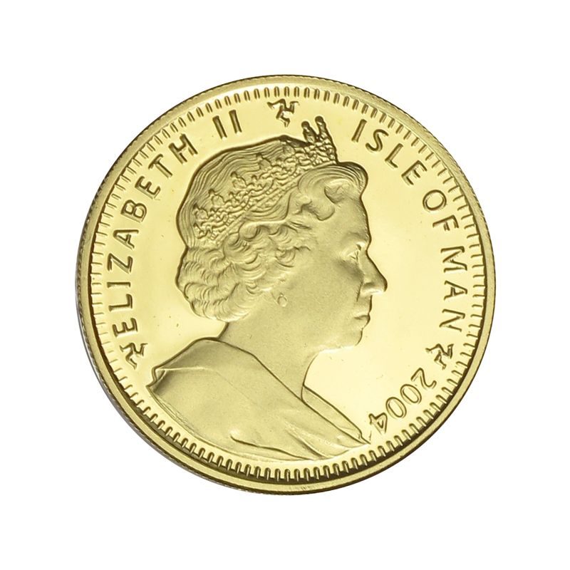 Isle of Man 1/5 Crown Gold, 2004, Fußball-WM 2006