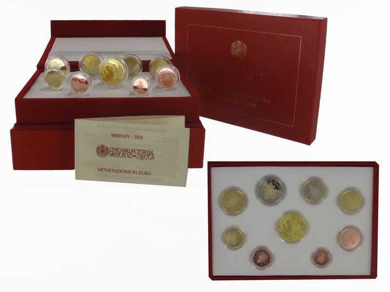 Vatikan original KMS, 2024 PP, PP + Goldmünze