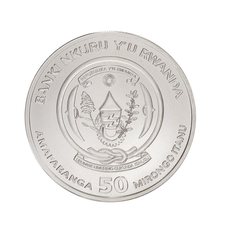 Rwanda 50 R  Pelikan 2022, 1 Unze