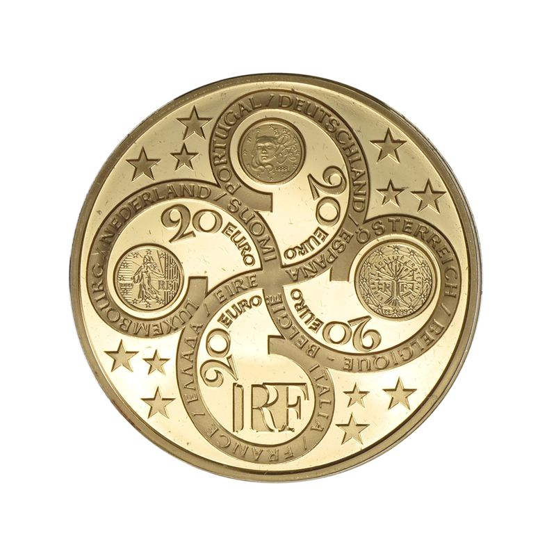 Frankreich 20 Euro Gold, 2003,  Europa