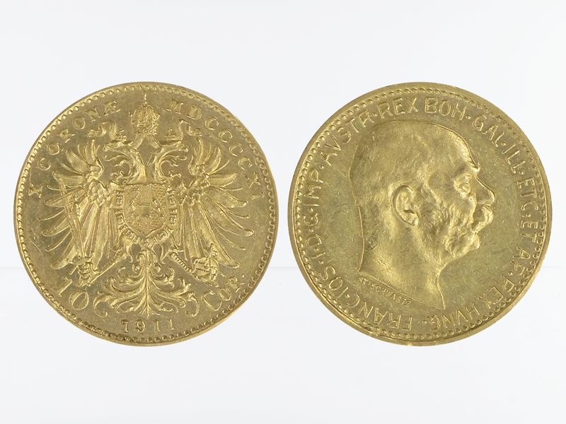 Österreich 10  Kronen 1911 (St. Schwartz)