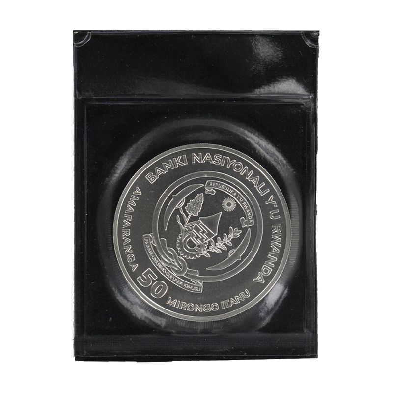 Rwanda 50 R  Gorilla  2008 Folie, 1 Unze