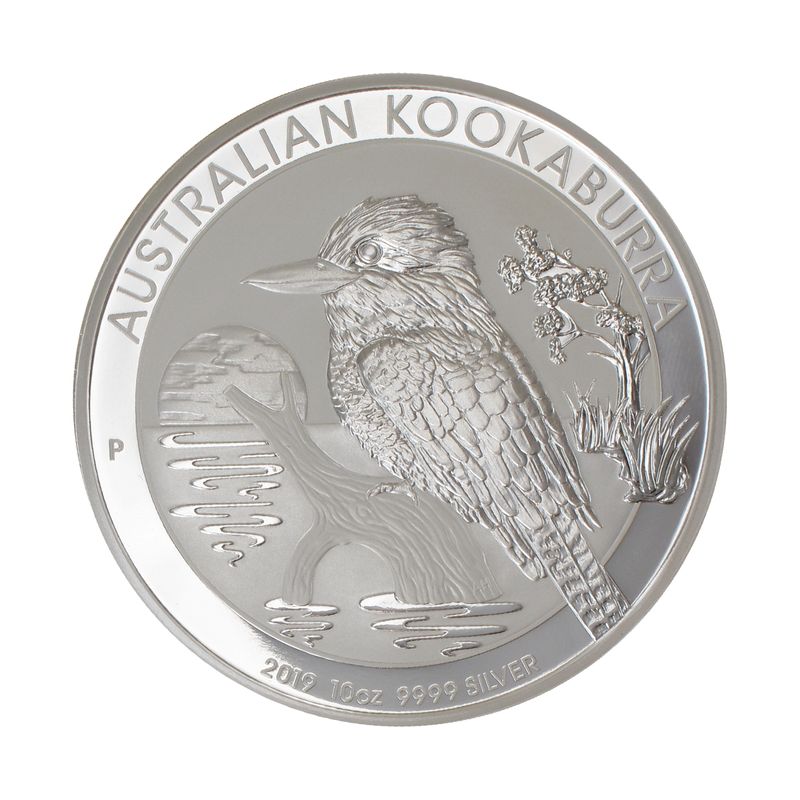 Australien 10$ Kookaburra 2019, 10 oz  Silber
