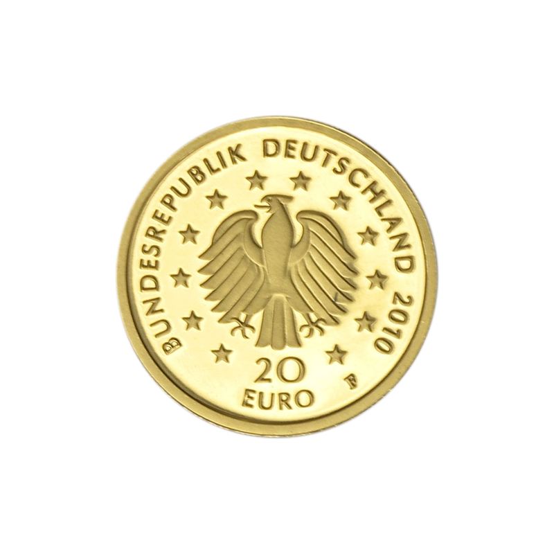 BRD 20 Euro Gold, 2010 A,  Deutscher Wald Eiche