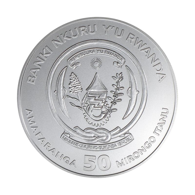 Rwanda 50 R  Erdmännchen 2016, 1 Unze