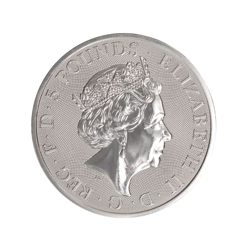 GB 5 Pfd. Royal Tudor Beasts Lion of England 2022, 2oz